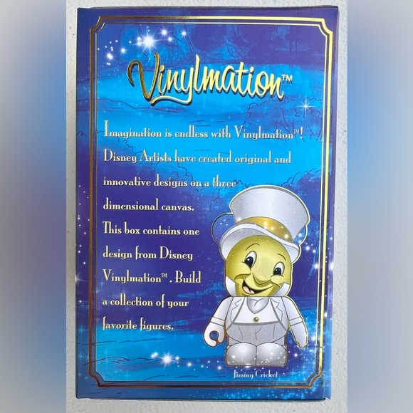 Disney Vinylmation Jiminy Cricket Make A Wish Sealed Box / New - Picture 3 of 5